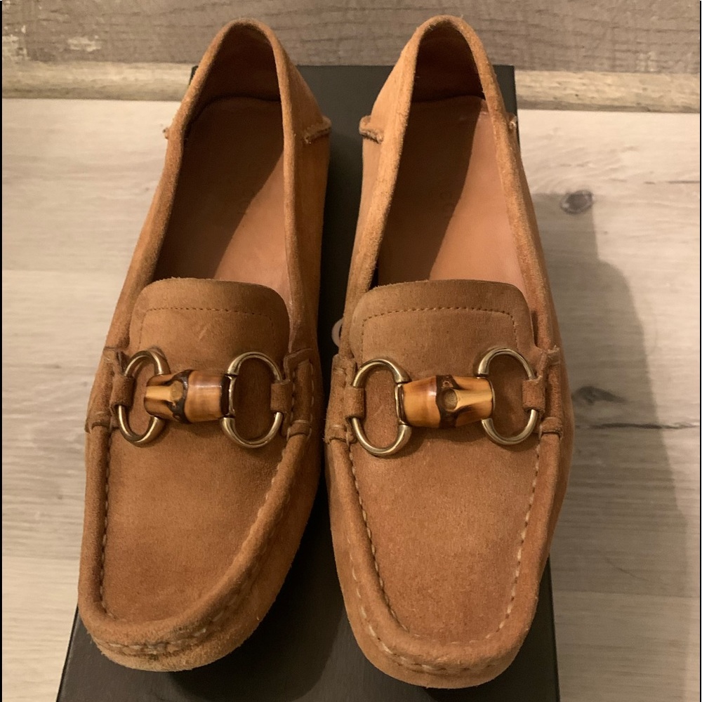Gucci Suede Loafers Moccasins
